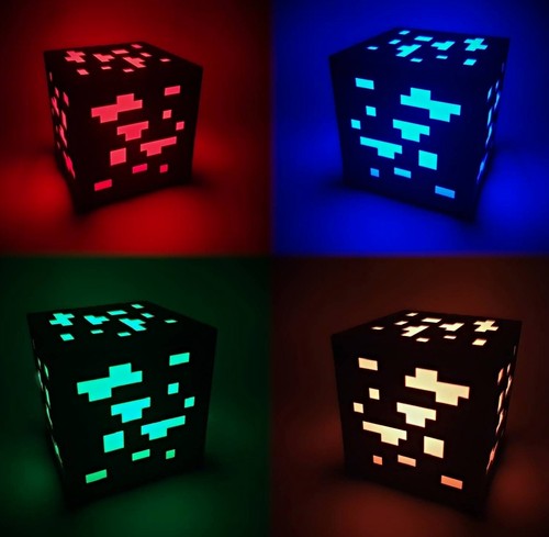 Minecraft led lampe würfel - led,