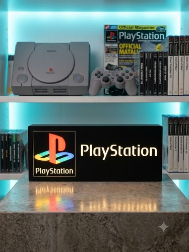 Playstation led lightbox lamp - lightbox,