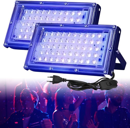 Led schwarzlicht strahler 50w - strahler,