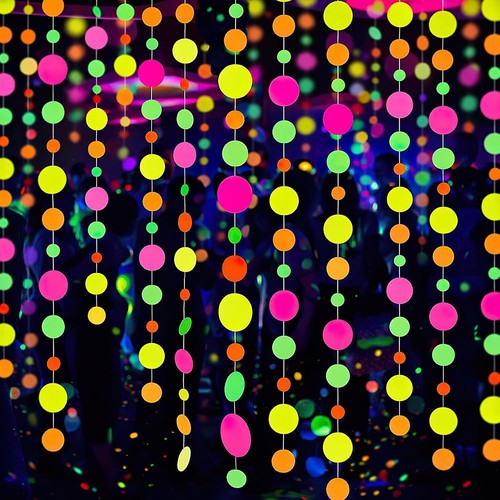 Papiergirlande schwarzlicht - papiergirlande, 4m