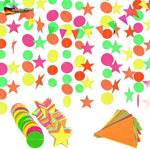 Neon party girlande - neon,