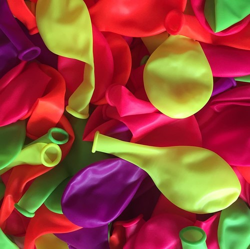 100 neon luftballons - 100,