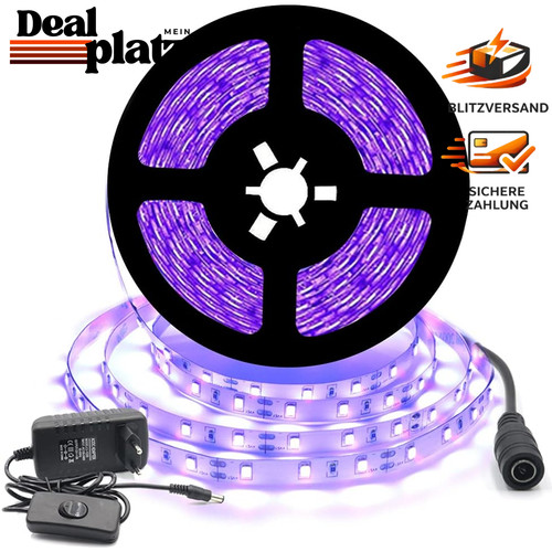 Led strip schwarzlicht 5m - led,