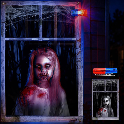 Halloween fensterdeko 120 80 - fensterdeko,