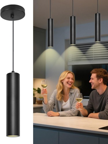 Pendelleuchte schwarz gu10 - schwarz,