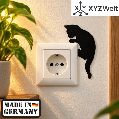 Katze deko lichtschalter - katze,