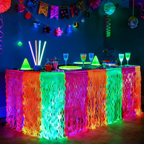 Neon party deko schwarzlicht - party,