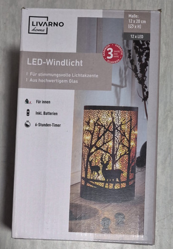 Livarno led windlicht - livarno, led-windlicht