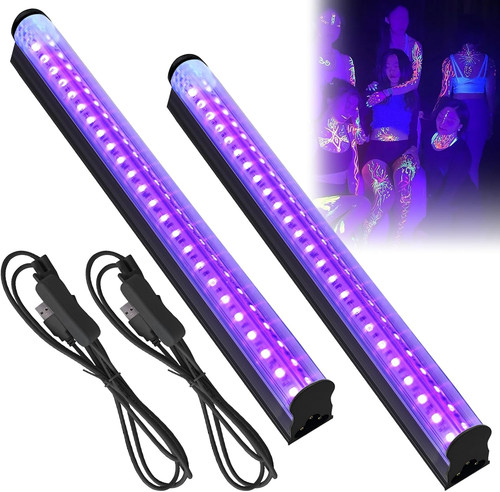 Schwarzlicht led strip 28cm - schwarzlicht,