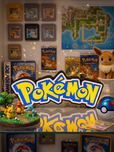 Pokémon led logo lampe - led,