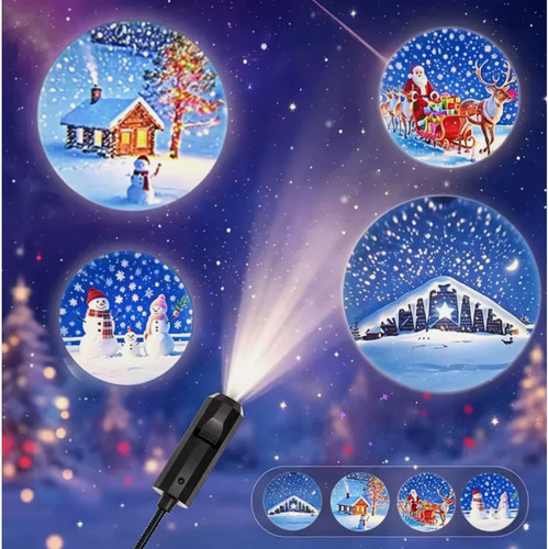 Usb weihnachtsprojektor led - usb, 4