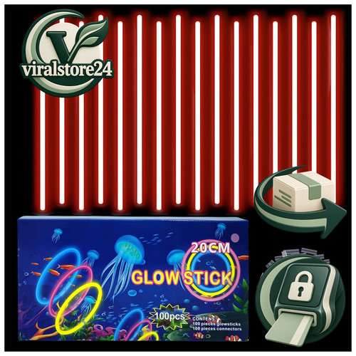 Knicklichter set 100 stück - knicklichter,