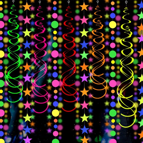 Schwarzlicht party deko - party, neon