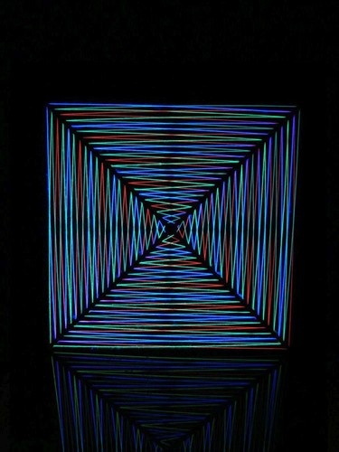 Schwarzlicht fadendeko - schwarzlicht, 2d