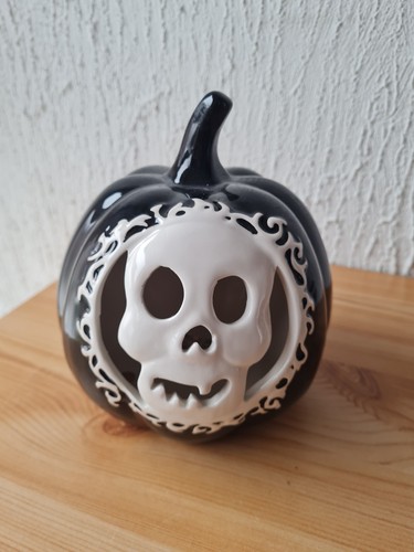 Halloween kürbis keramik - halloween, keramik-