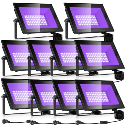 10x led schwarzlicht 50w - 10x,