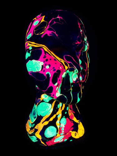 Glowhead schwarzlicht deko - schwarzlicht,